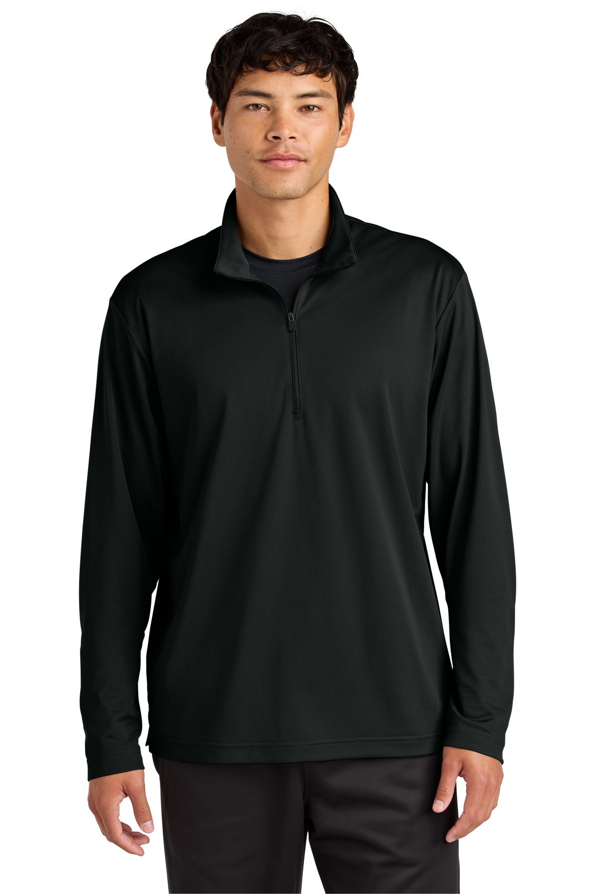 Sport-Tek Micropique Sport-Wick 1/4-Zip ST672 Black