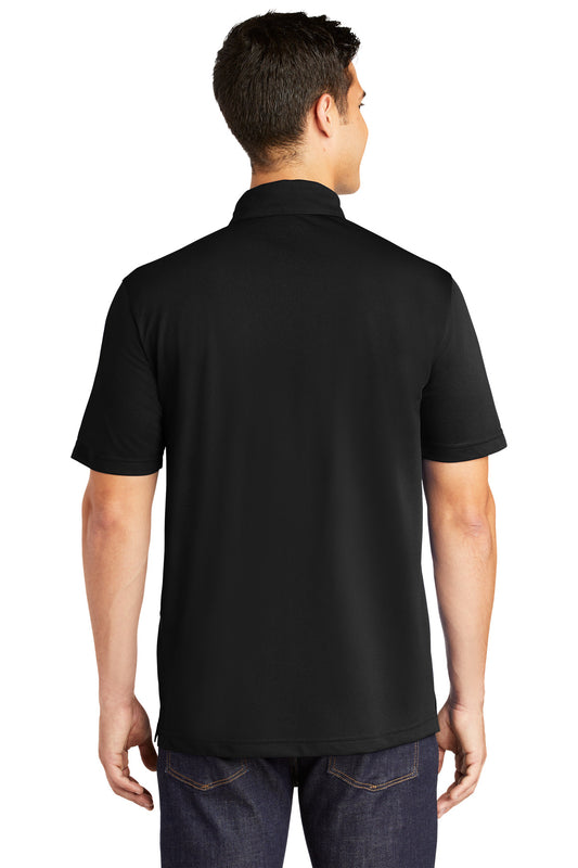 Sport-Tek PosiCharge Active Textured Polo. ST690 Black