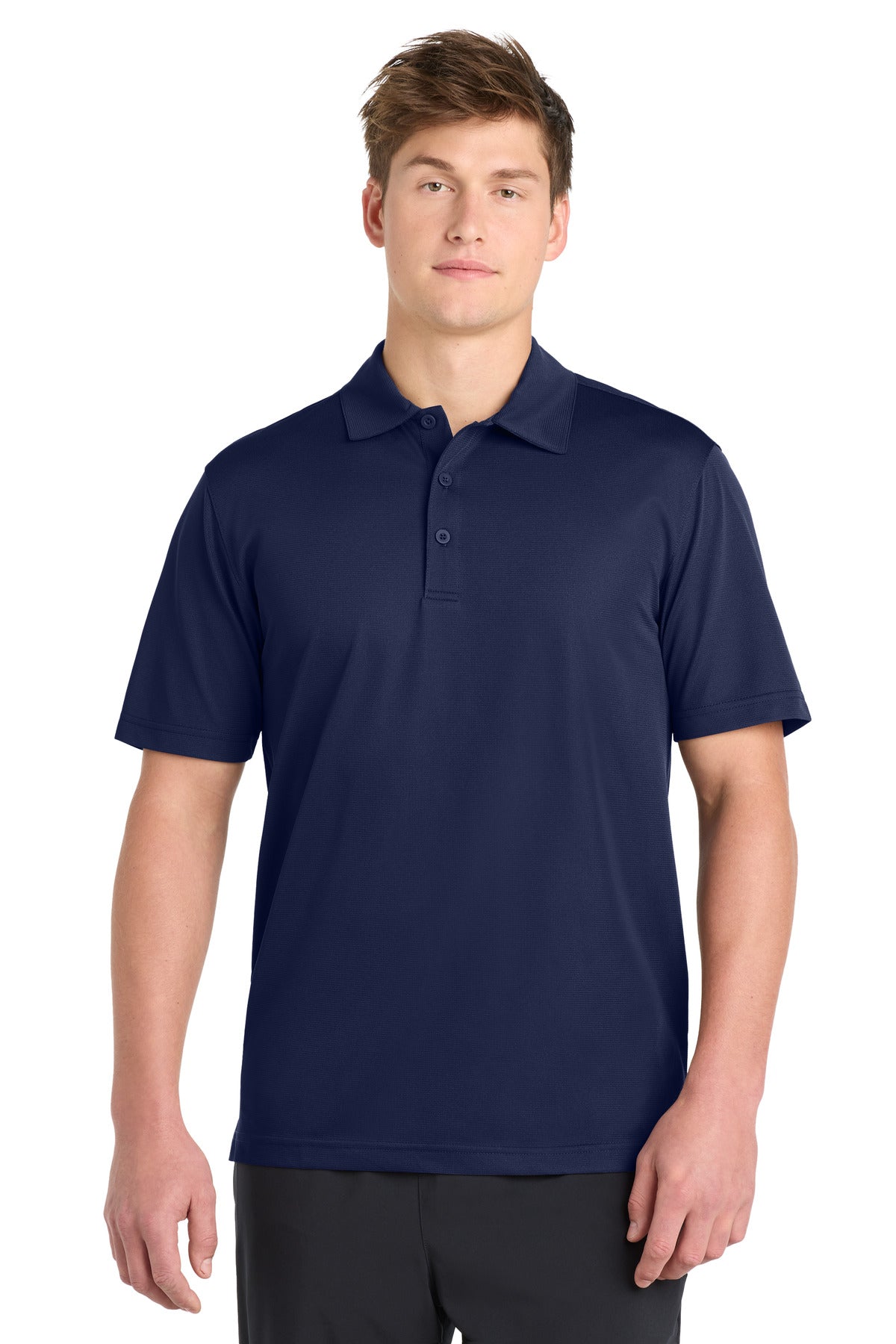 Sport-Tek PosiCharge Active Textured Polo ST690 True Navy