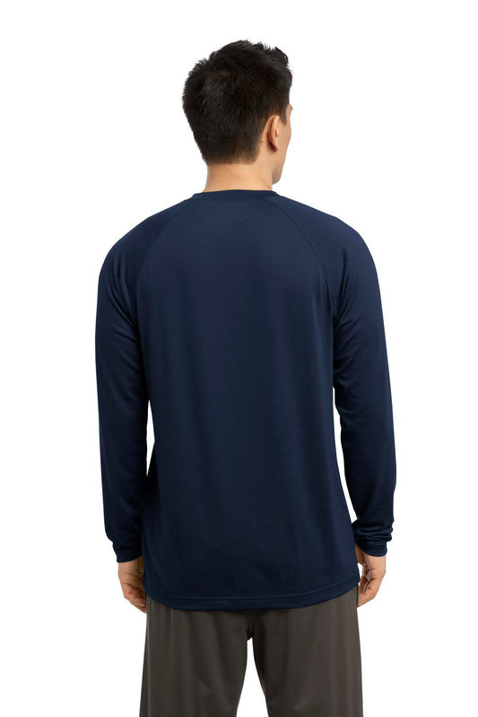 Sport-Tek Long Sleeve Ultimate Performance Crew. ST700LS True Navy