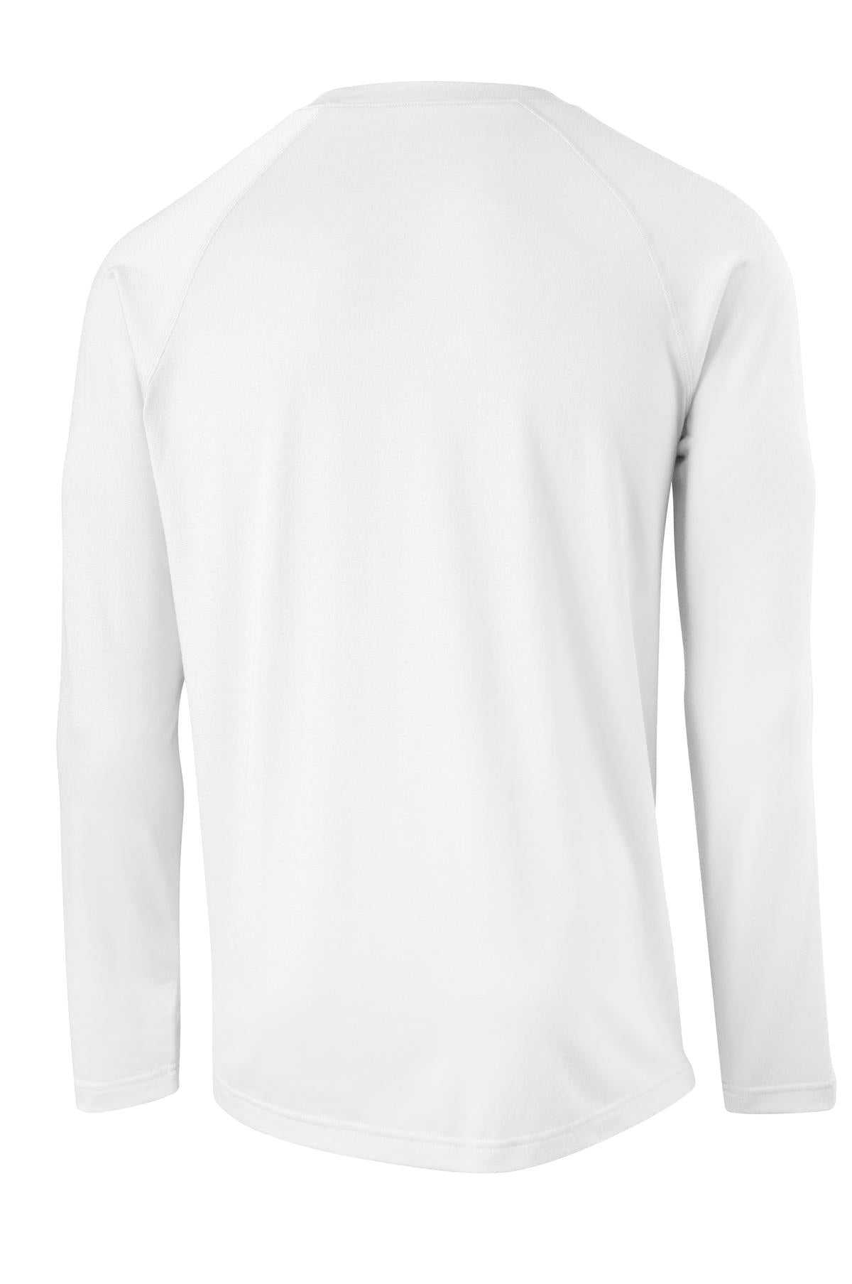 Sport-Tek Long Sleeve Ultimate Performance Crew. ST700LS White