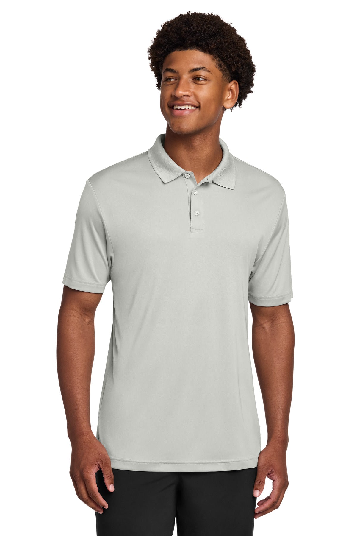 Sport-Tek PosiCharge Re-Compete Polo ST725 Silver