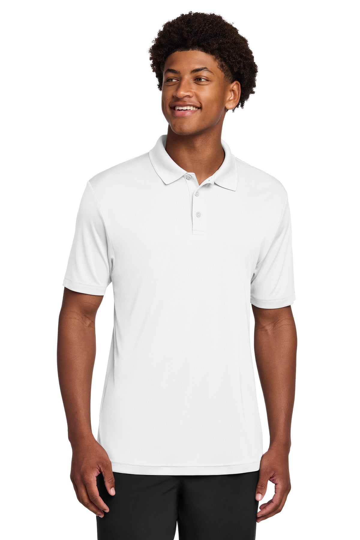 Sport-Tek PosiCharge Re-Compete Polo ST725 White