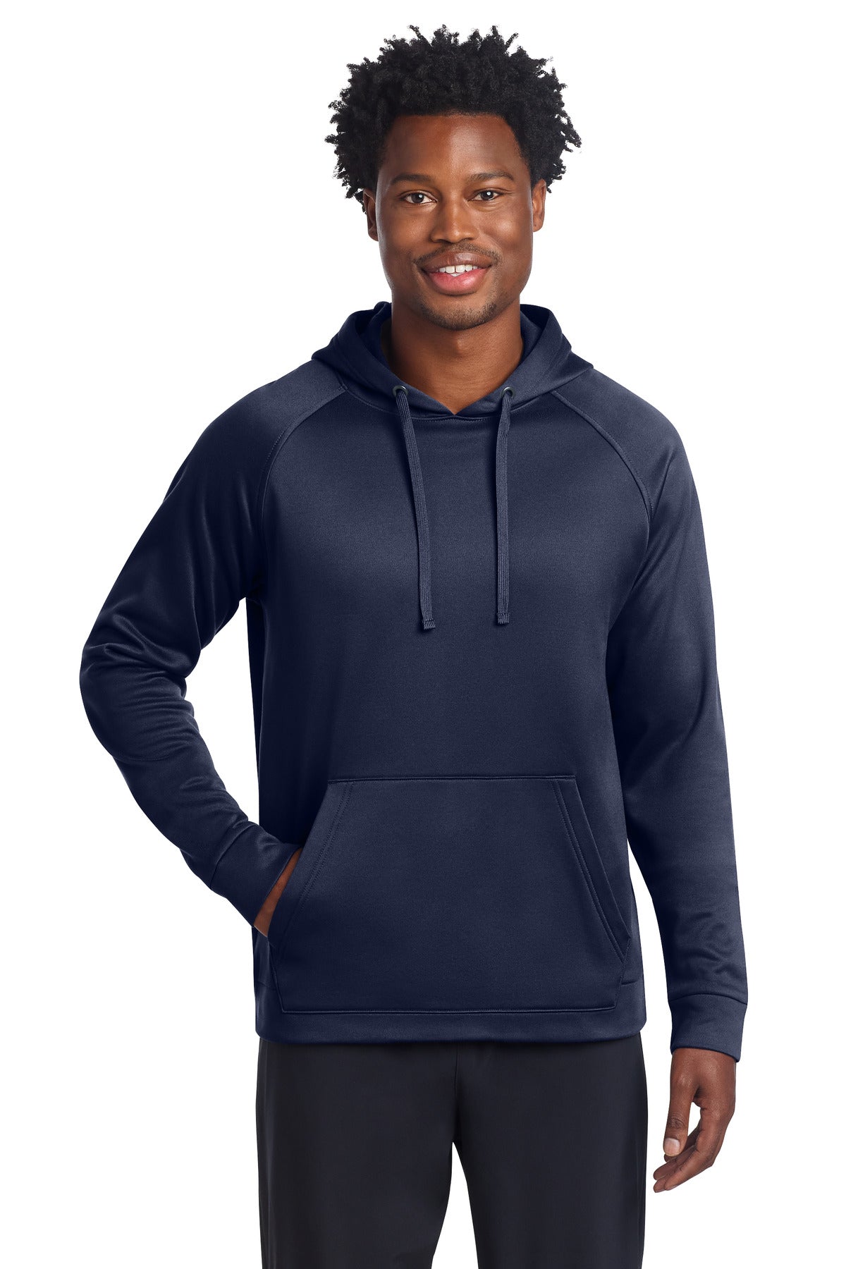 Sport-Tek Re-Compete Fleece Pullover Hoodie ST730 True Navy