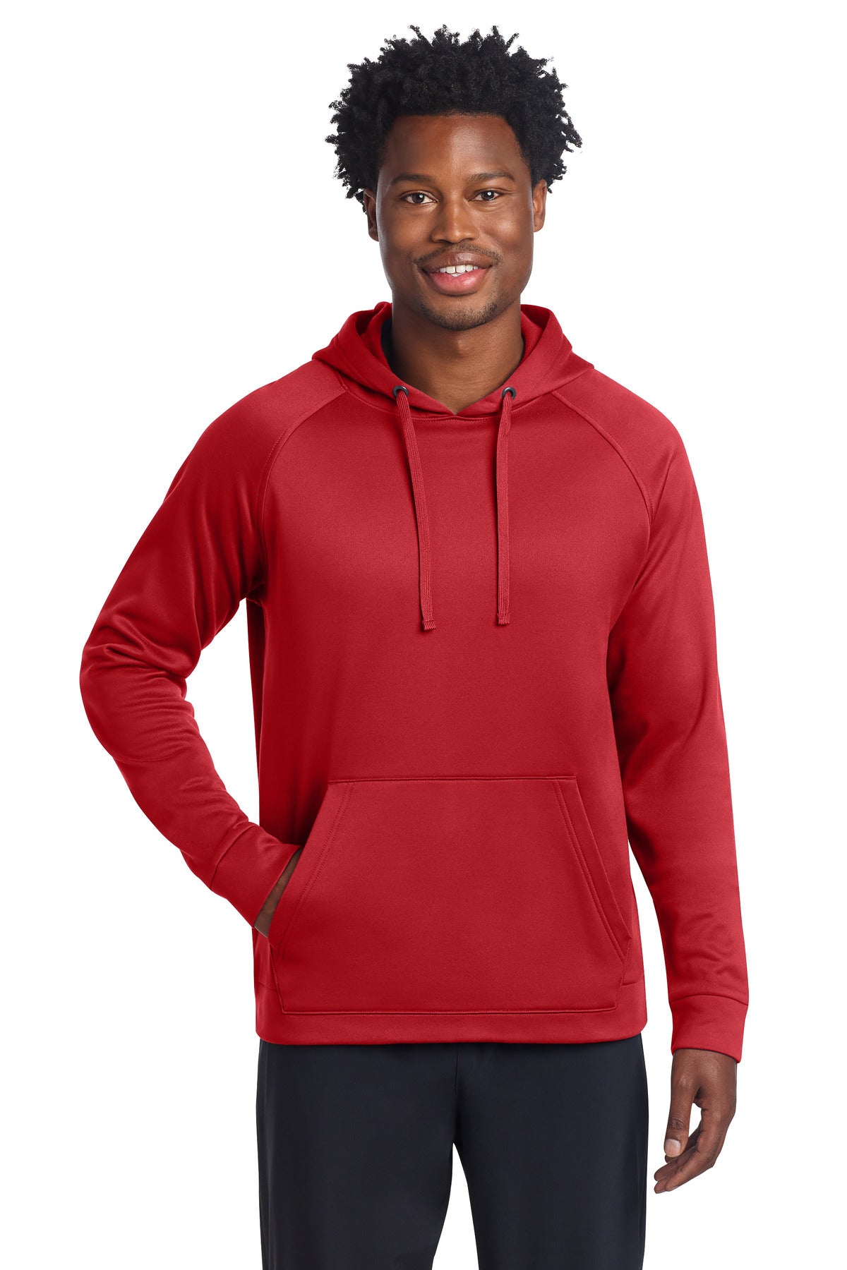 Sport-Tek Re-Compete Fleece Pullover Hoodie ST730 True Red