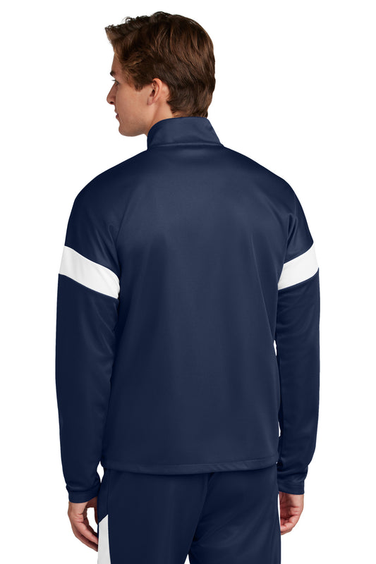 Sport-Tek Travel Full-Zip Jacket ST800 True Navy/ White
