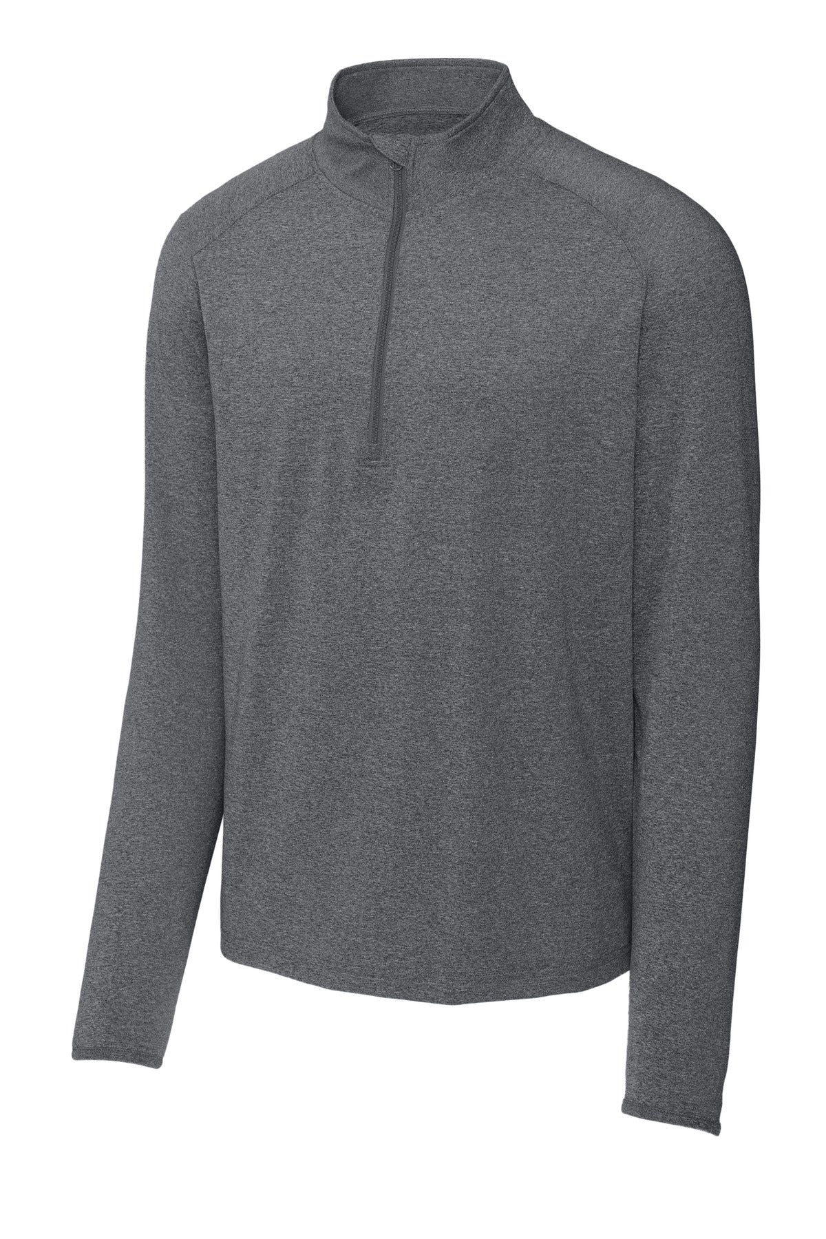 Sport-Tek Sport-Wick Stretch 1/4-Zip Pullover. ST850 Charcoal Grey Heather
