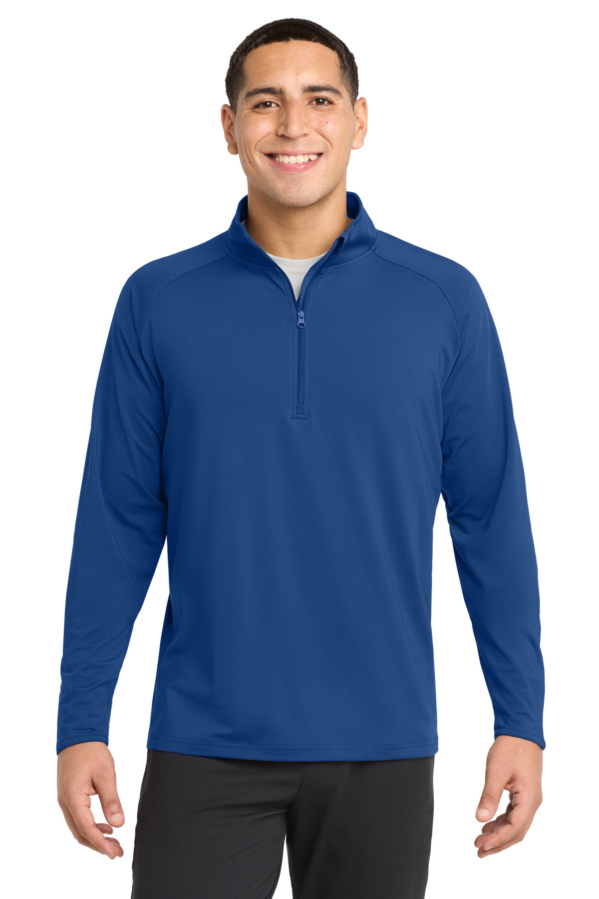 Sport-Tek Sport-Wick Stretch 1/4-Zip Pullover ST850 True Royal