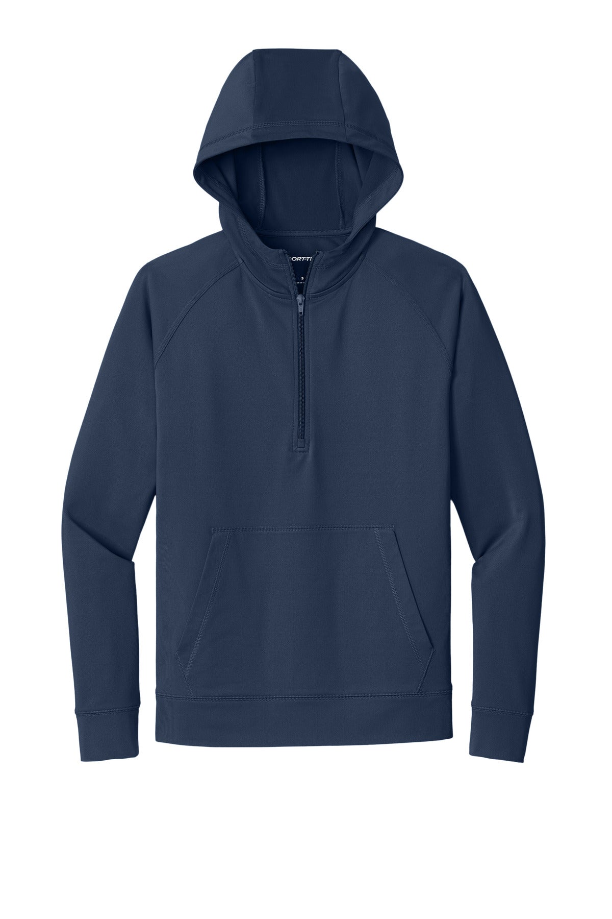 Sport-Tek Sport-Wick Stretch 1/2-Zip Hoodie ST856 True Navy