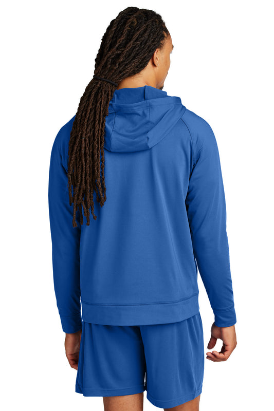 Sport-Tek Sport-Wick Stretch 1/2-Zip Hoodie ST856 True Royal