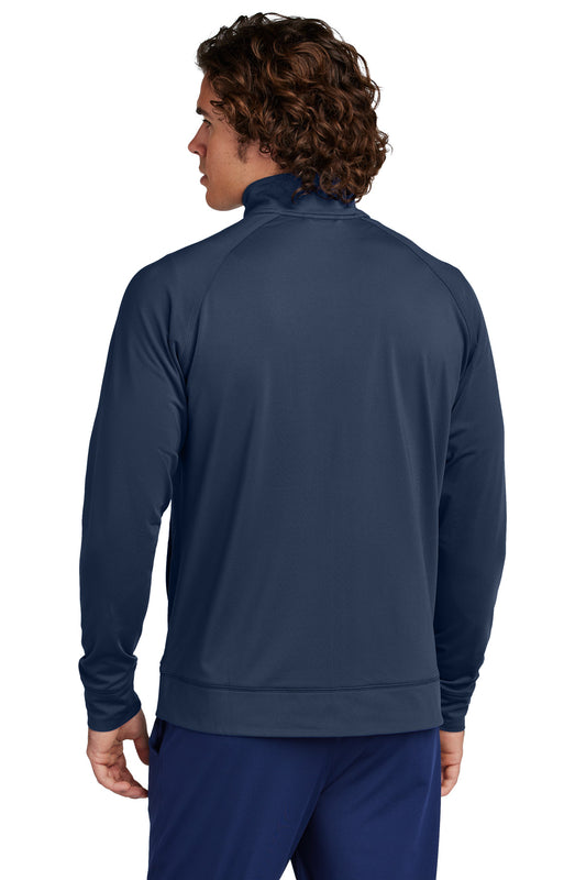 Sport-Tek Sport-Wick Stretch Full-Zip Cadet Jacket ST857 True Navy