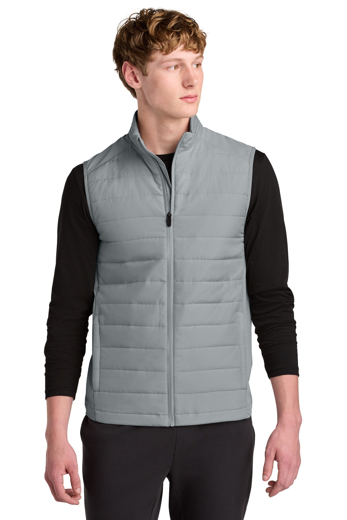 Sport-Tek Teknical Hybrid Vest ST941 Silver