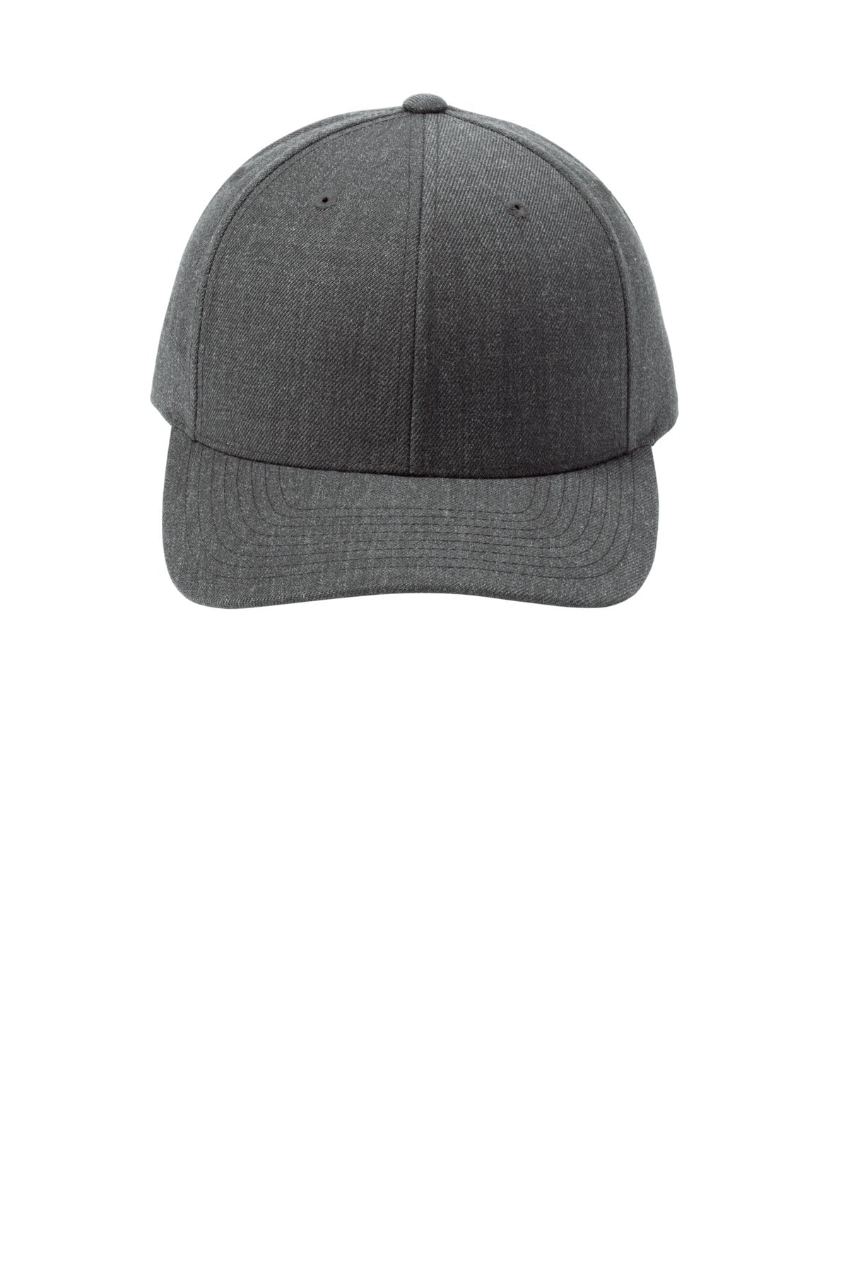 Sport-Tek YP Classics Curve Bill Snapback Cap STC43 Dark Heather Grey