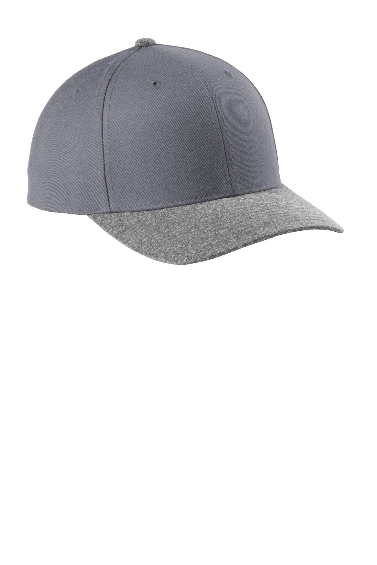 Sport-Tek YP Classics Curve Bill Snapback Cap STC43 Graphite/ Grey Heather