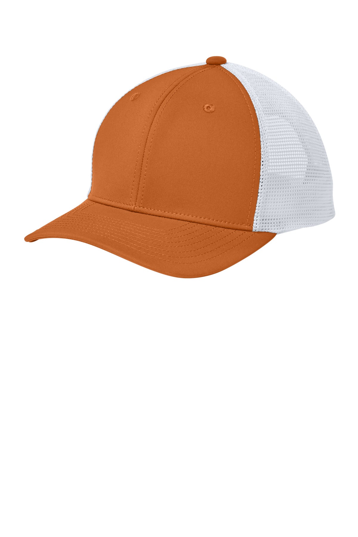 Sport-Tek Club Trucker Cap STC46 Texas Orange/ White
