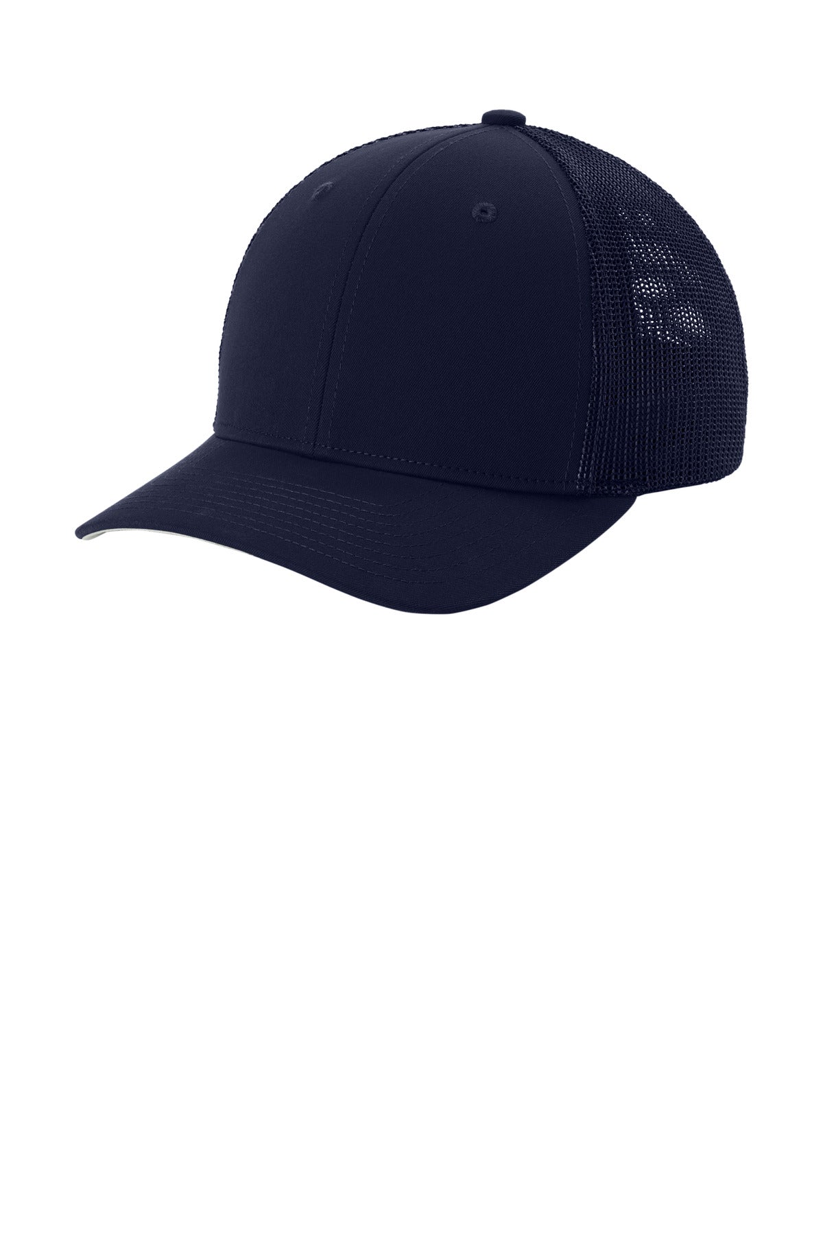 Sport-Tek Stretch-Tek Mesh Back Cap STC60 True Navy/ True Navy
