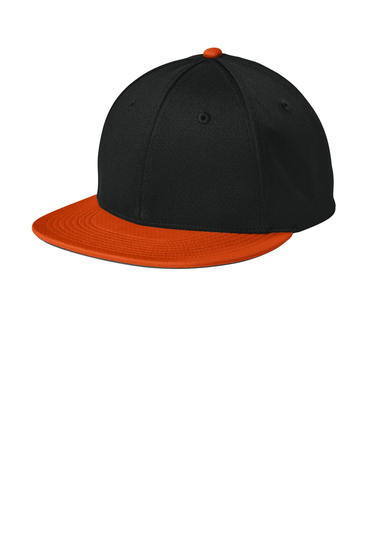 Sport-Tek Impact Mesh Stretch-Tek Cap STC70 Black/ Deep Orange/ Black
