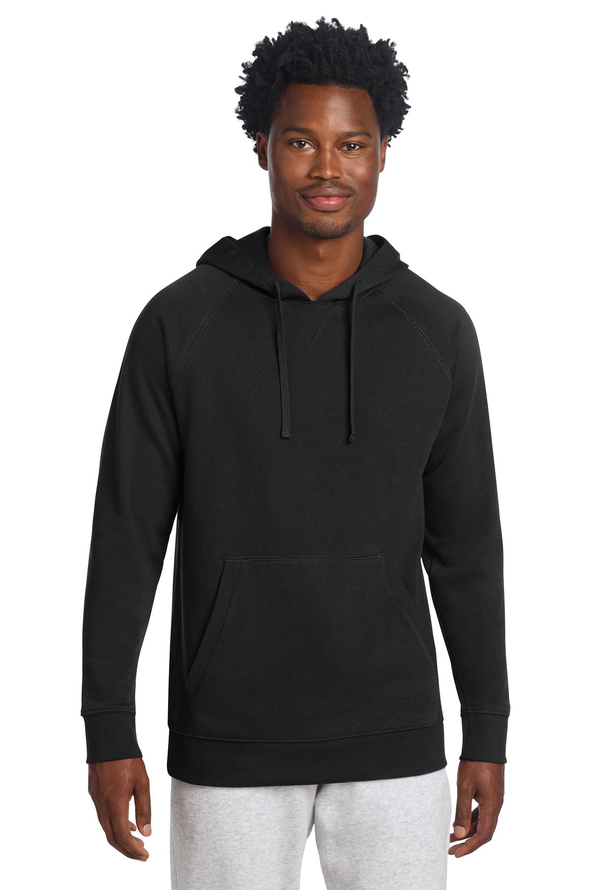 Sport-Tek Drive Fleece Pullover Hoodie STF200 Black