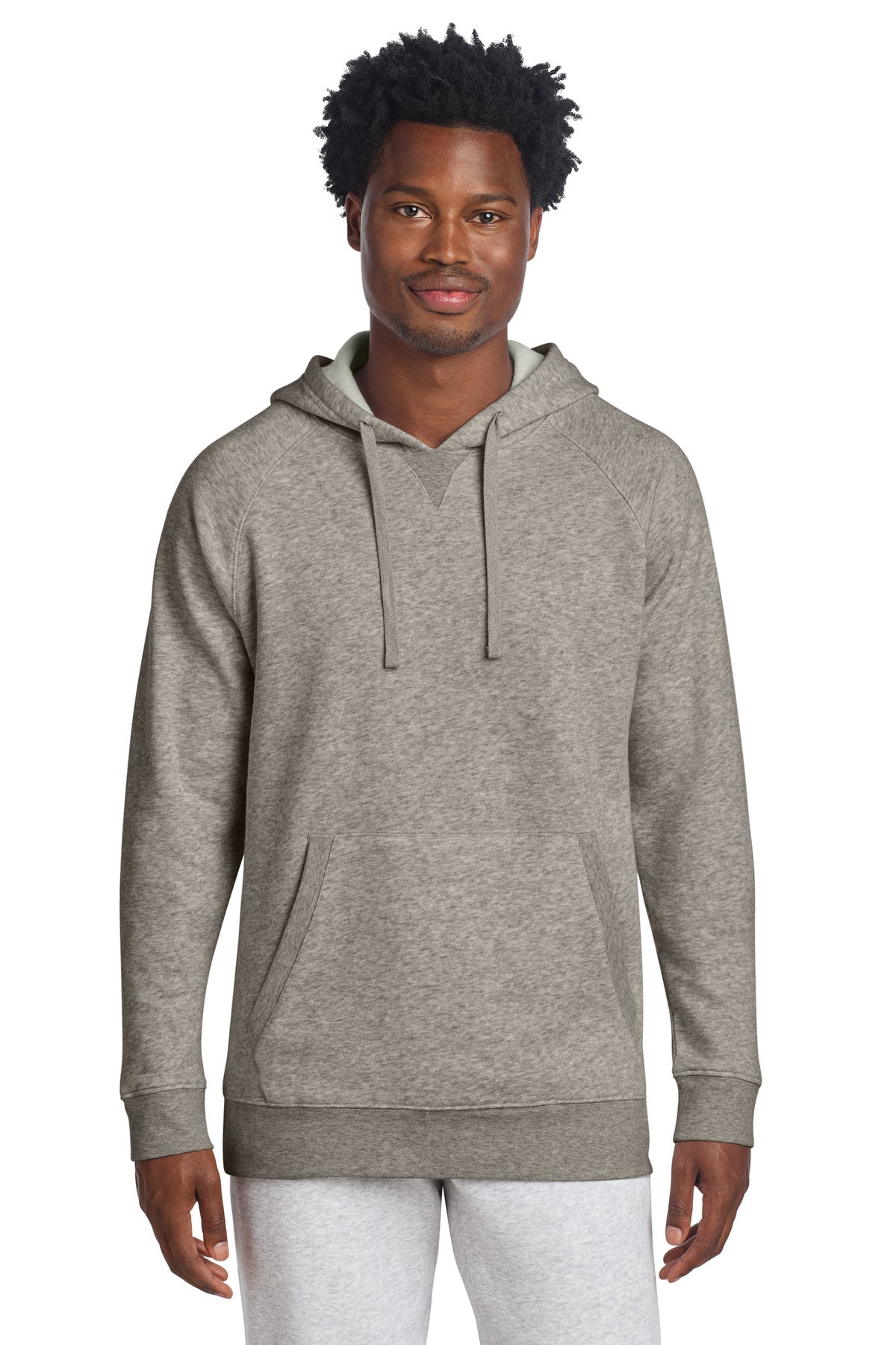 Sport-Tek Drive Fleece Pullover Hoodie STF200 Vintage Heather