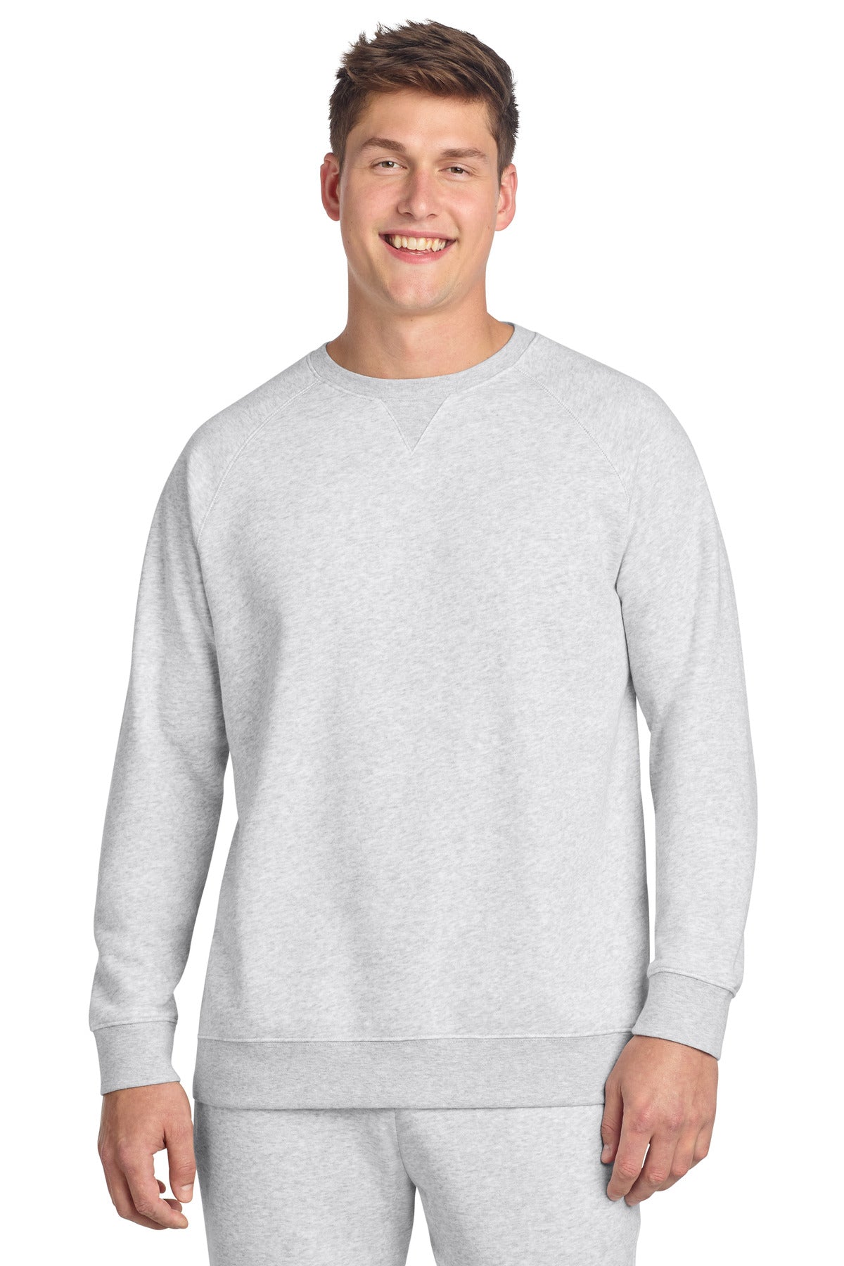 Sport-Tek Drive Fleece Crewneck STF203 Athletic Heather