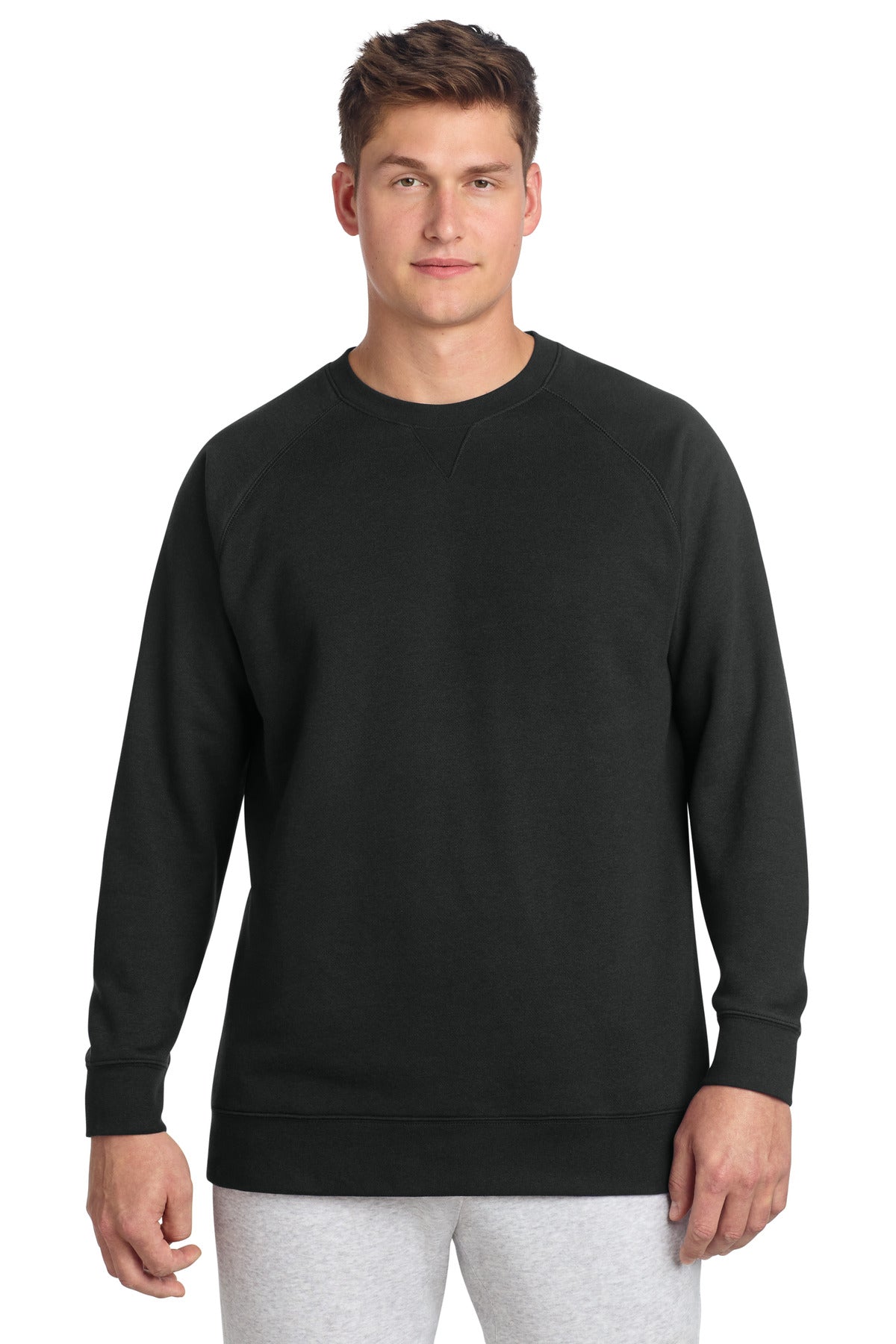 Sport-Tek Drive Fleece Crewneck STF203 Black