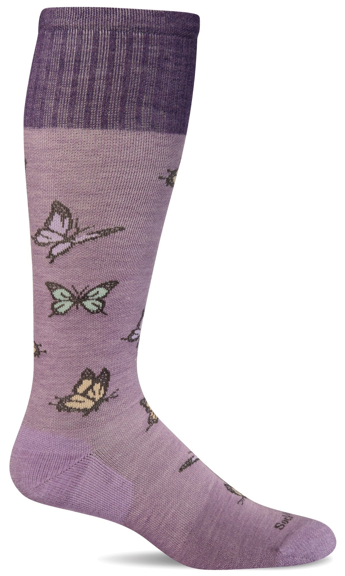 SockWell SW160W Women's Firm Graduated Compression Flutter Lavender