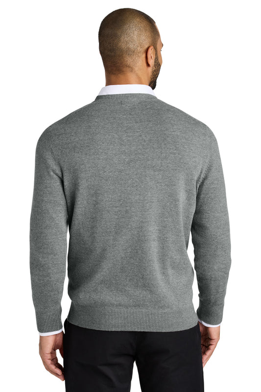 Port Authority Easy Care V-Neck Sweater SW2850 Medium Heather Grey