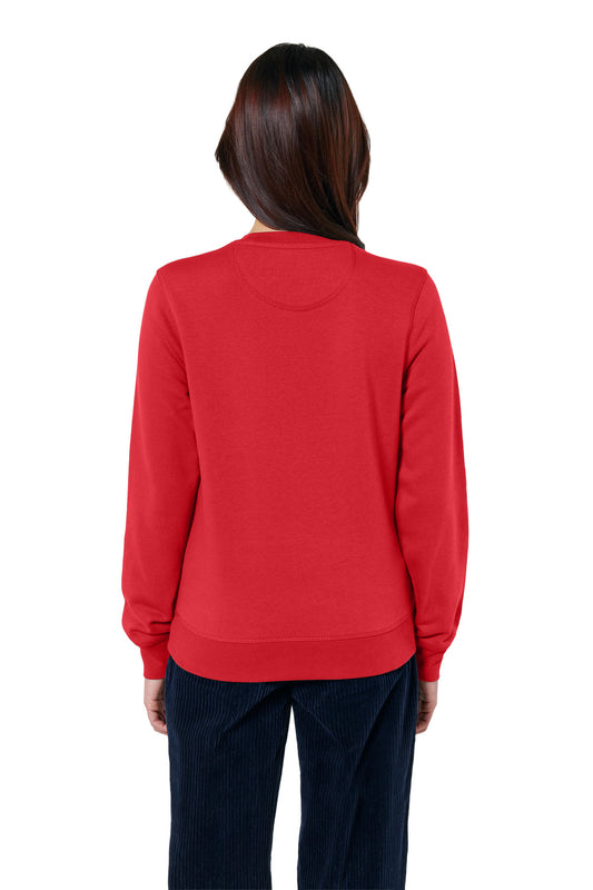 Stanley/Stella Unisex Roller Crewneck Sweatshirt SXU010 Red