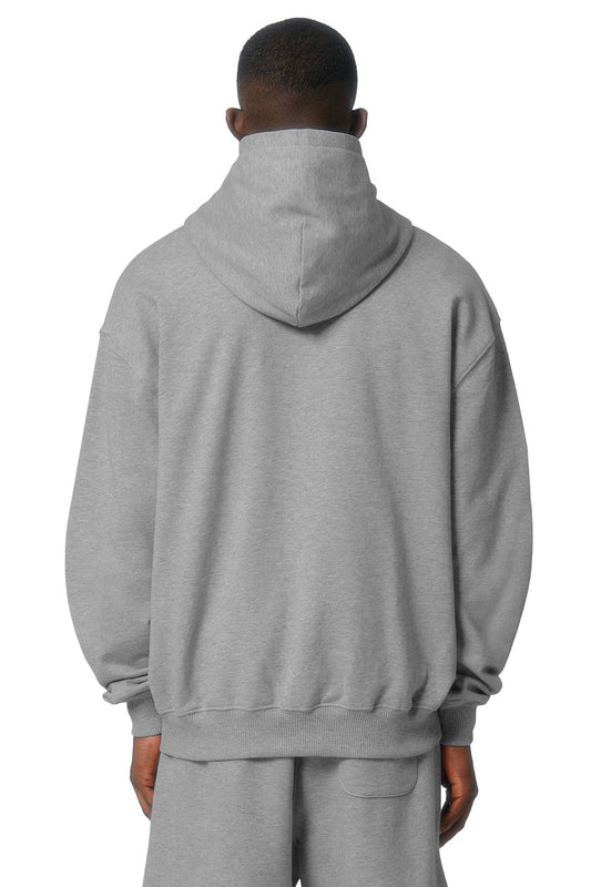 Stanley/Stella Unisex Cooper Dry Hooded Sweatshirt SXU028 Heather Grey