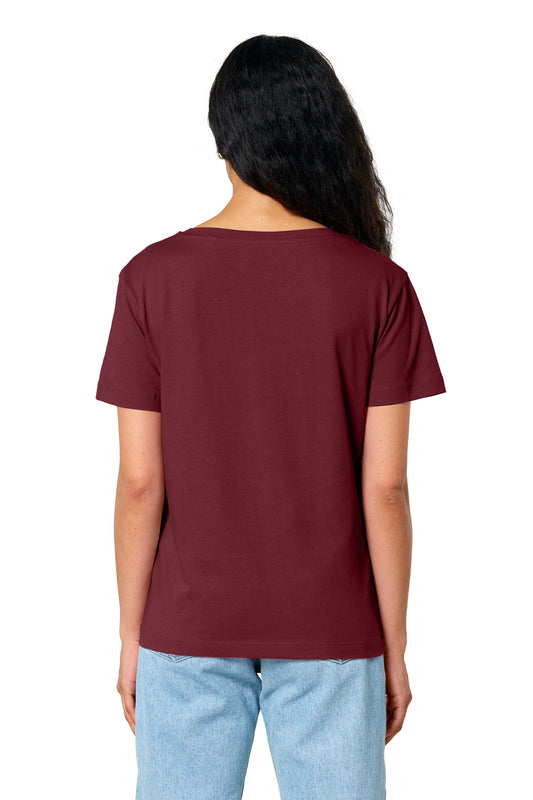 Stanley/Stella Women's Stella Serena Scoop Neck Tee SXW008 Burgundy