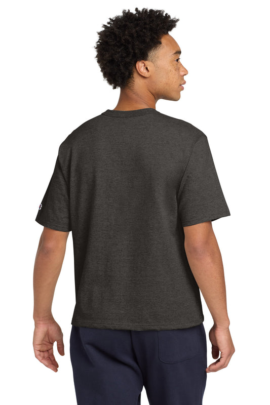 Champion Heritage 7-Oz Jersey Tee T105 Charcoal Heather