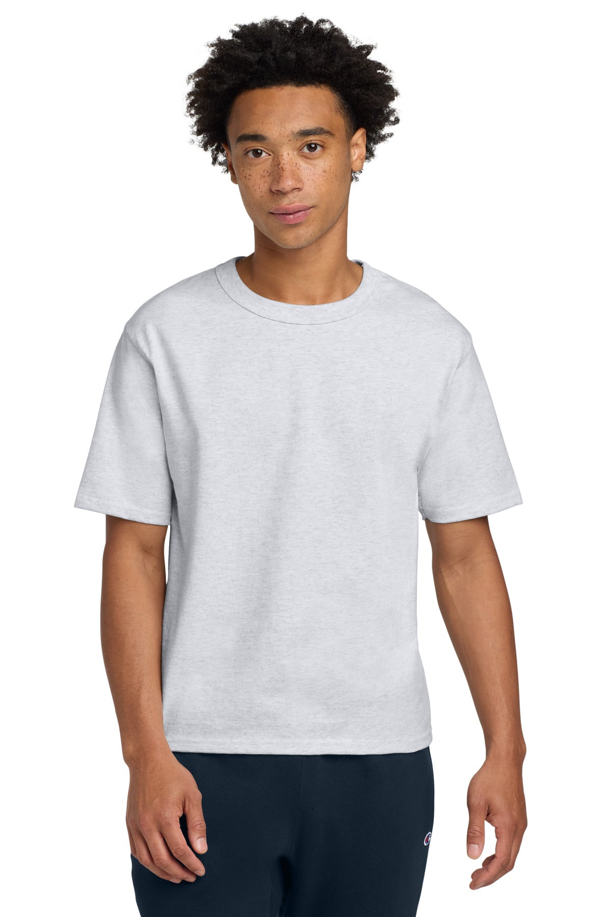 Champion Heritage 7-Oz. Jersey Tee T105 Silver Grey