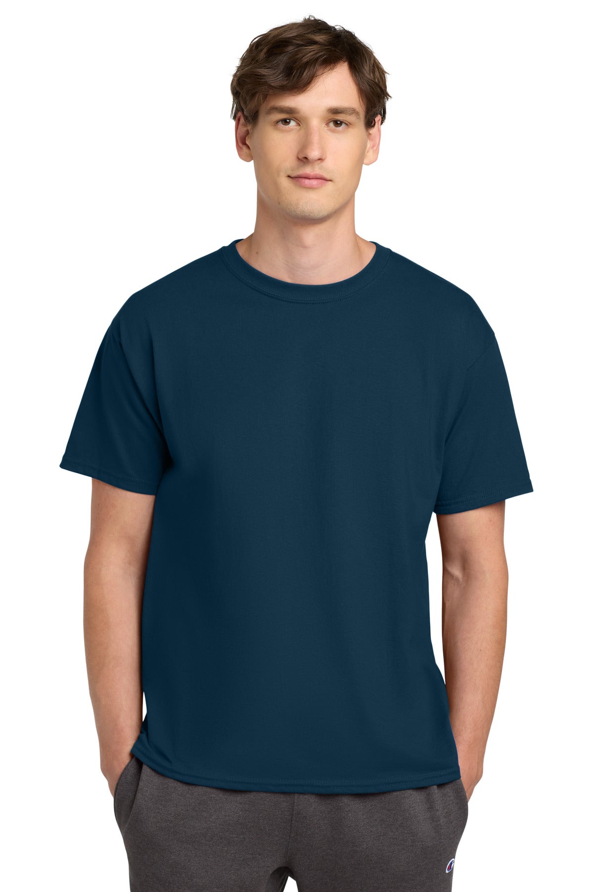 Champion Heritage 6-Oz. Jersey Tee T425 Late Night Blue