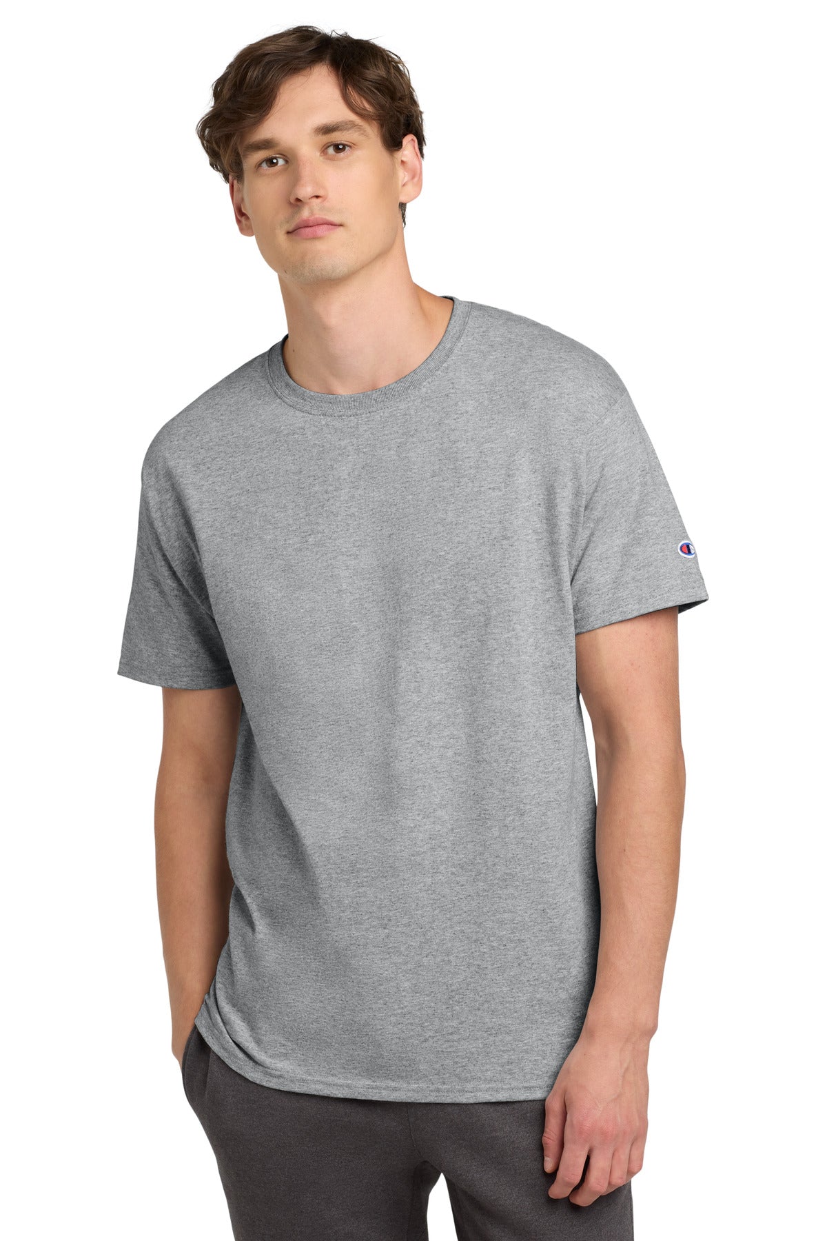 Champion Heritage 6-Oz. Jersey Tee T425 Light Steel