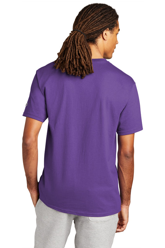 Champion Heritage 6-Oz Jersey Tee T425 Purple