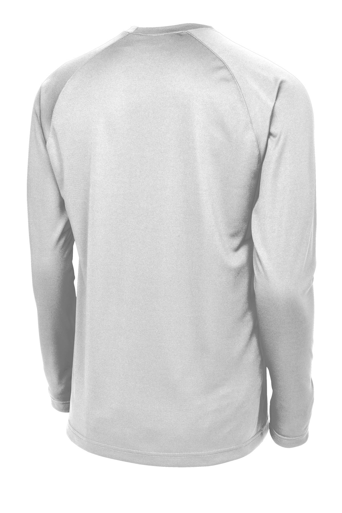 Sport-Tek Dry Zone Long Sleeve Raglan T-Shirt. T473LS Silver