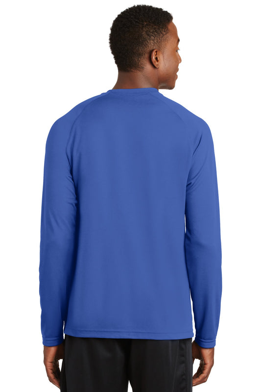 Sport-Tek Dry Zone Long Sleeve Raglan T-Shirt. T473LS True Royal