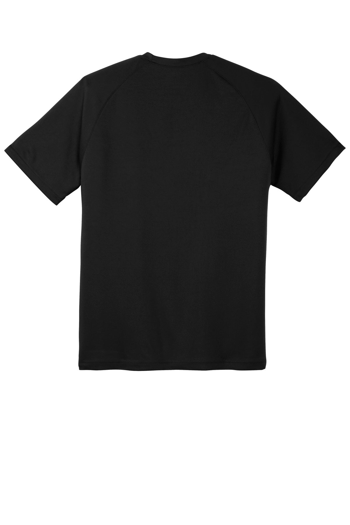 Sport-Tek Dry Zone Short Sleeve Raglan T-Shirt. T473 Black