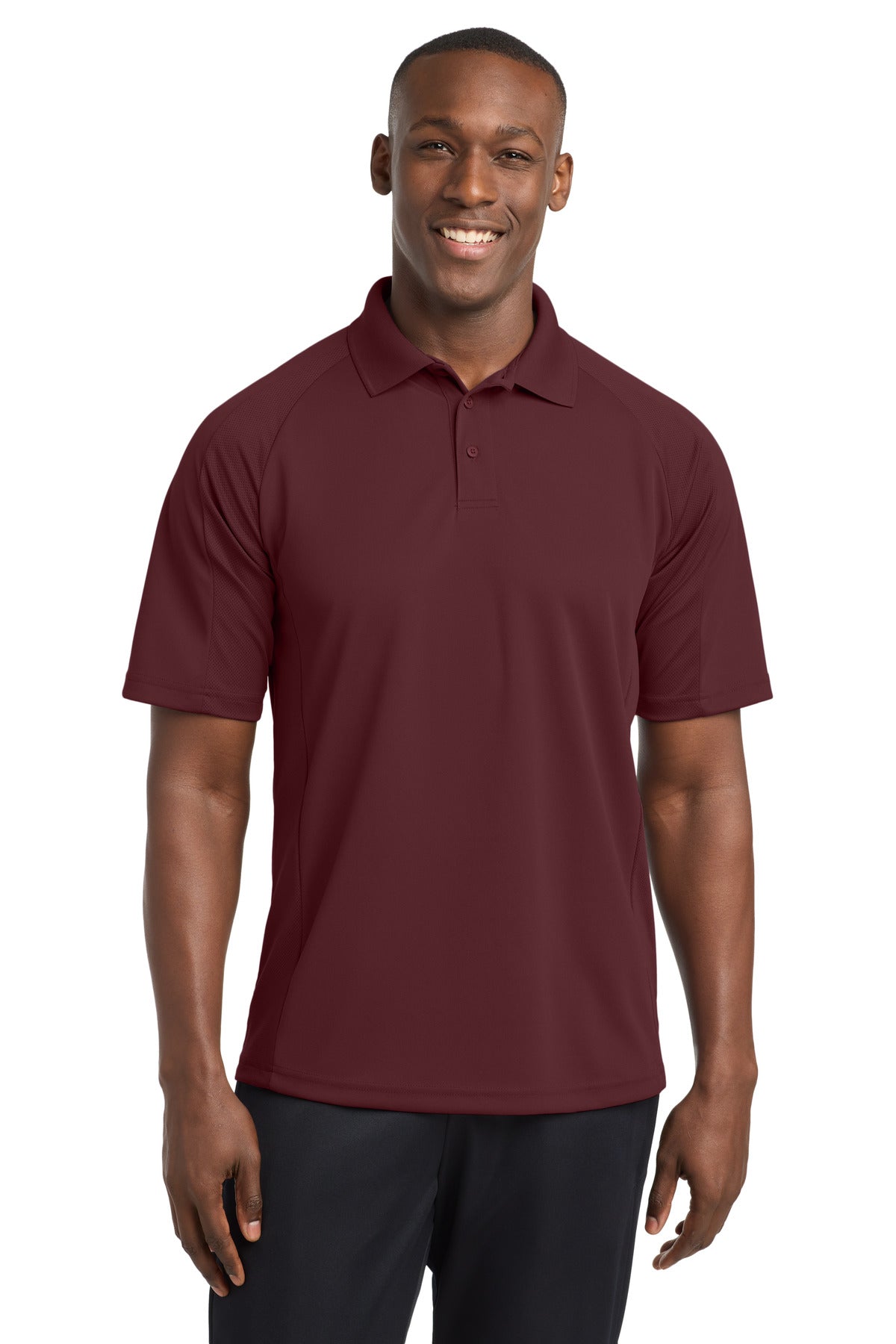 Sport-Tek Dri-Mesh Pro Polo T474 Maroon