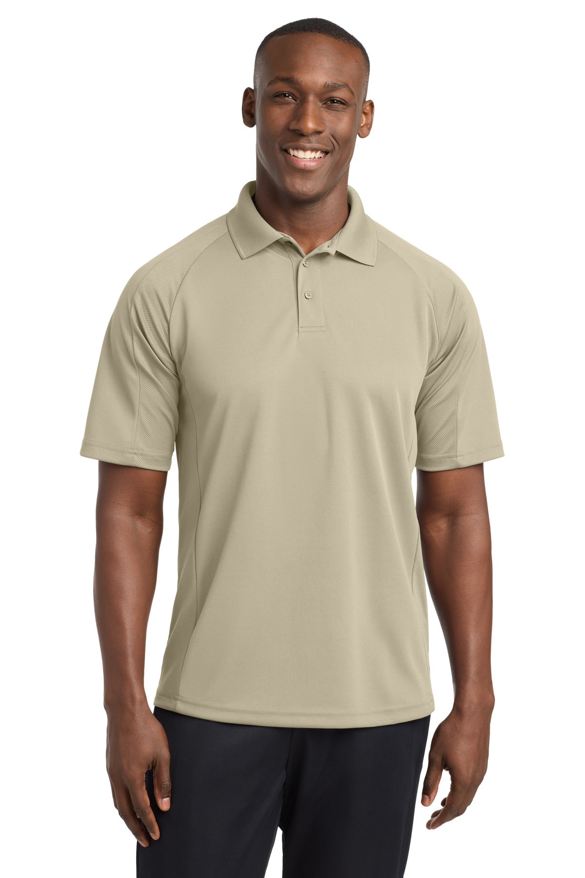 Sport-Tek Dri-Mesh Pro Polo T474 Sandstone