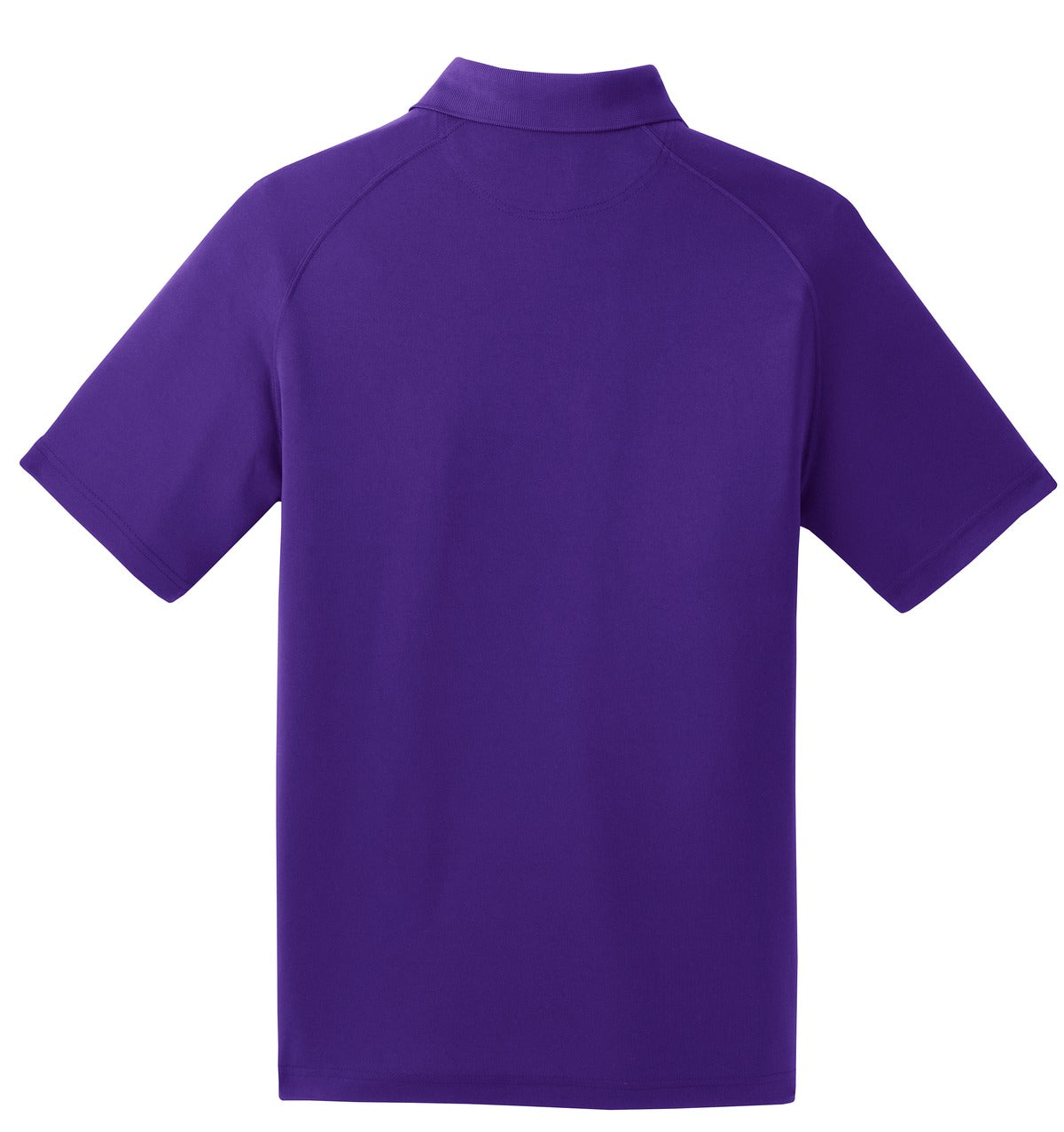 Sport-Tek Dry Zone Raglan Polo. T475 Purple