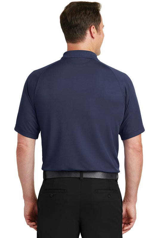 Sport-Tek Dry Zone Raglan Polo. T475 True Navy