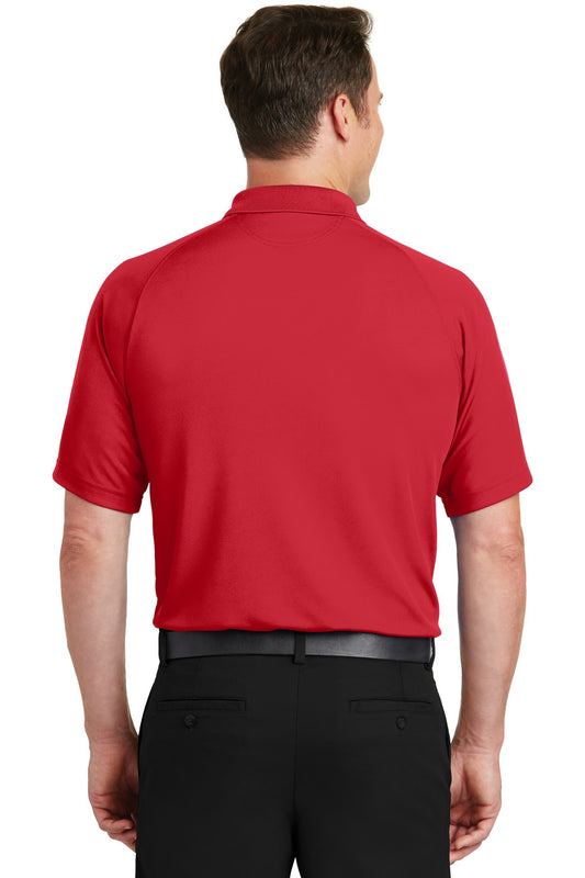 Sport-Tek Dry Zone Raglan Polo. T475 True Red