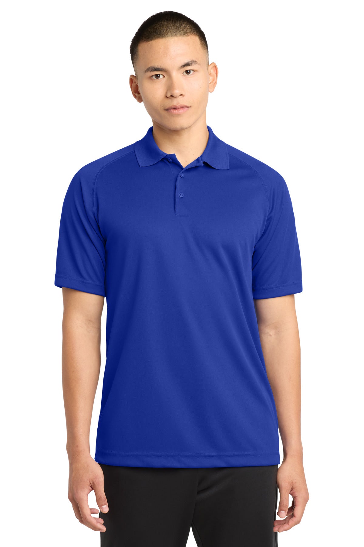 Sport-Tek Dry Zone Raglan Polo T475 True Royal