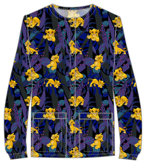 Tooniforms TF323 Print Button Up Jacket Sensational Simba