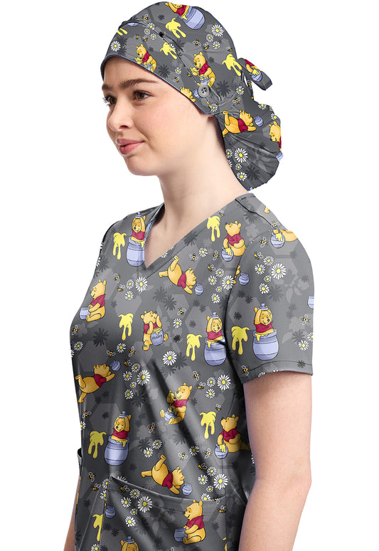 Tooniforms TF514 Unisex Print Bouffant Scrubs Hat Honey Business