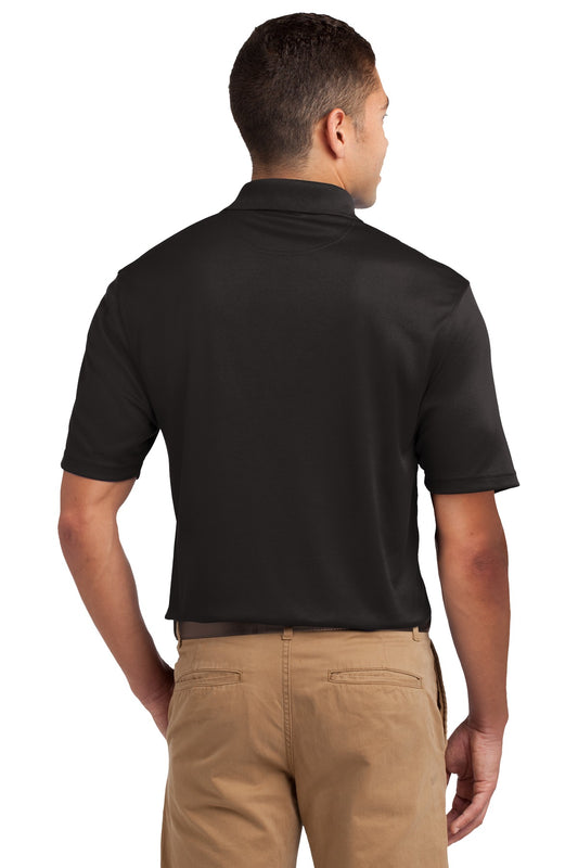 Sport-Tek Tall Dri-Mesh Polo. TK469 Black Tall