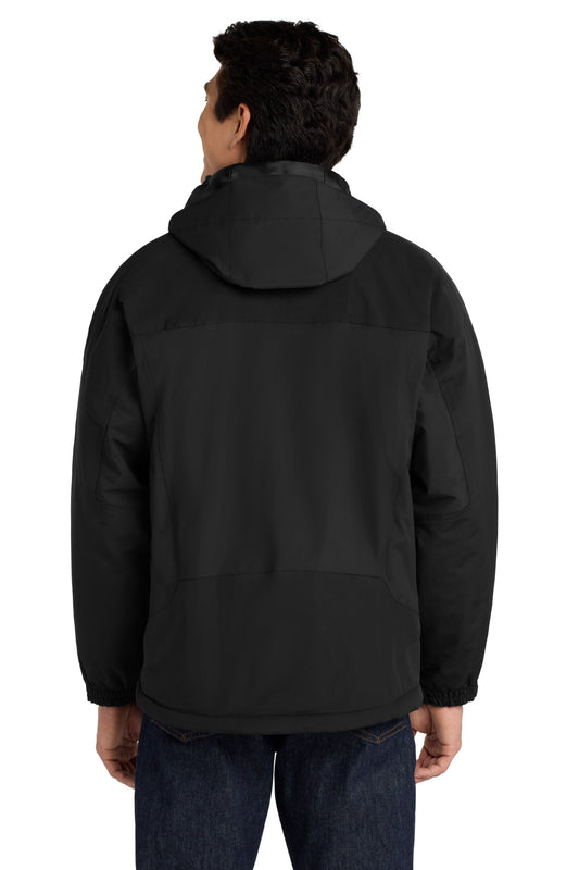Port Authority Tall Nootka Jacket. TLJ792 Black/ Black Tall
