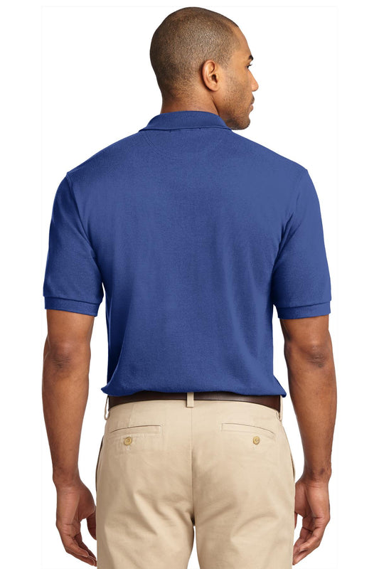Port Authority Tall Heavyweight Cotton Pique Polo. TLK420 Royal Tall