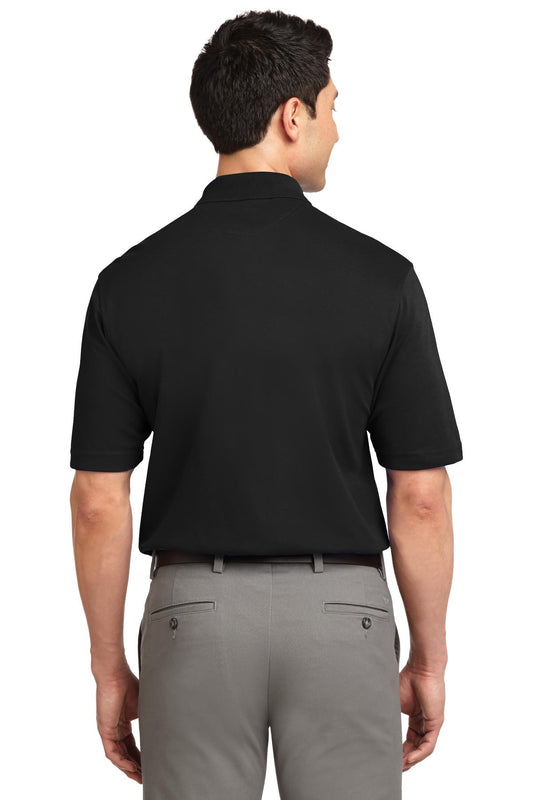 Port Authority Tall Rapid Dry Polo. TLK455 Jet Black Tall